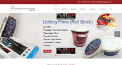 Desktop Screenshot of platinumpkggroup.com